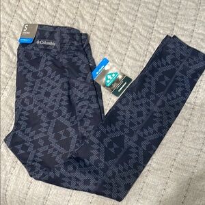 Columbia Dark Blue Geometric Leggings